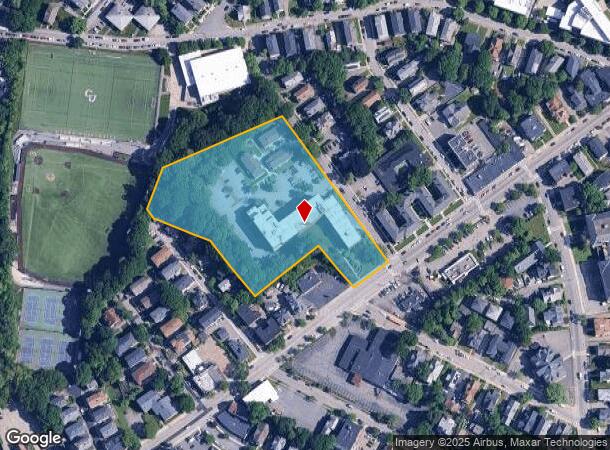 11 Marble St, Worcester, MA Parcel Map