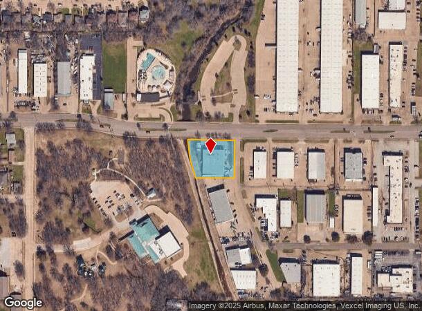  3700 Conflans Rd, Irving, TX Parcel Map