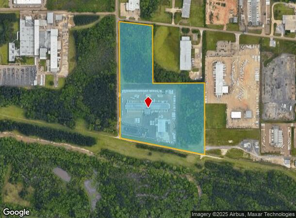 100 Con Way Pl, Richland, MS Parcel Map