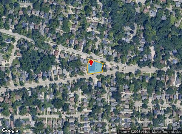  1606 Jackson Ave, Ann Arbor, MI Parcel Map