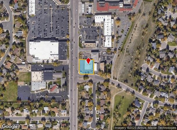  7680 S University Blvd, Centennial, CO Parcel Map