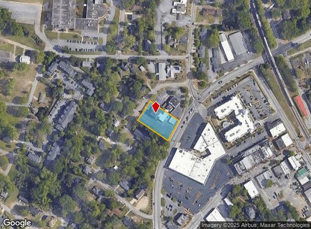  6833 Church St, Lithonia, GA Parcel Map