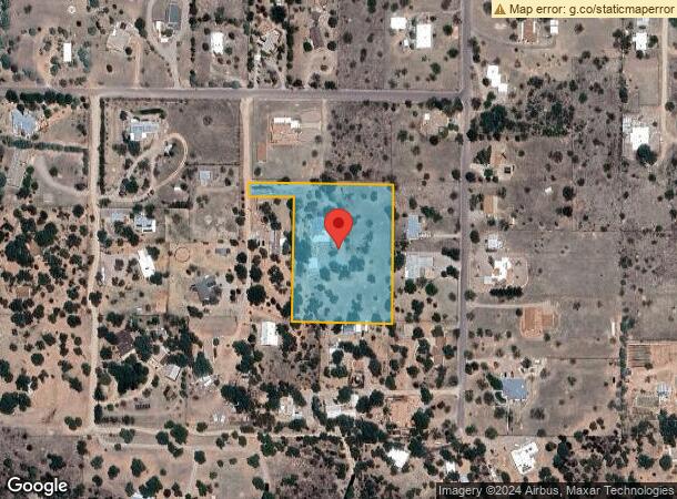  8099 S Geoffrion St, Hereford, AZ Parcel Map