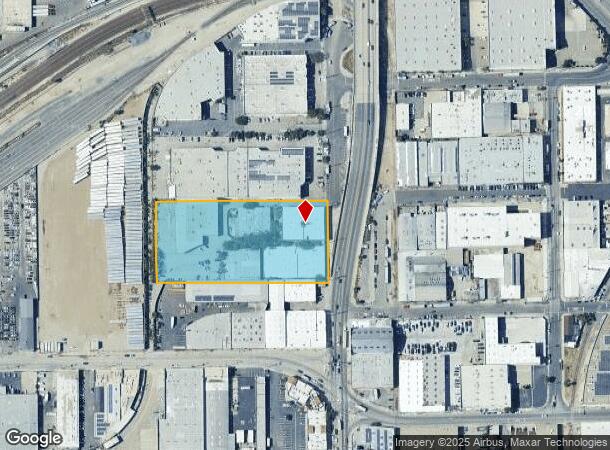  2345 S Santa Fe Ave, Los Angeles, CA Parcel Map