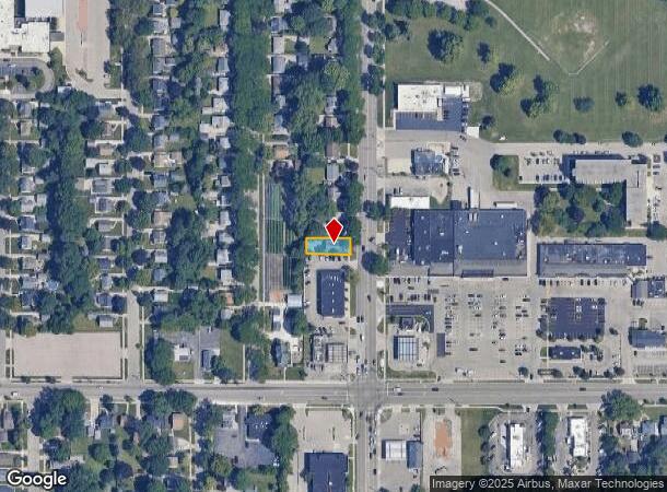  1235 Fuller Ave Ne, Grand Rapids, MI Parcel Map