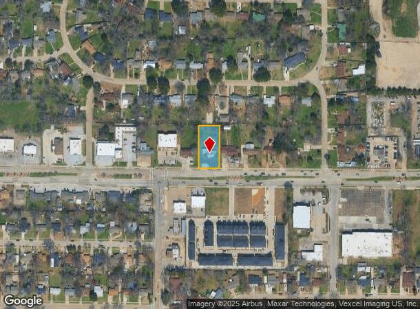 1921 E Abram St, Arlington, TX Parcel Map