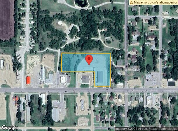  817 W Main St, Lyons, KS Parcel Map