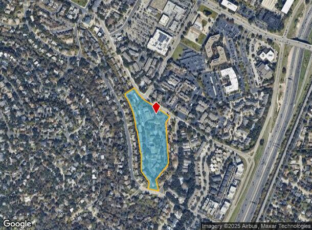 3517 N Hills Dr, Austin, TX Parcel Map