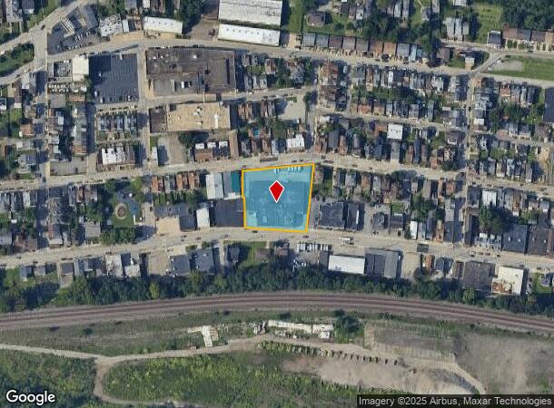  1650 Main St, Pittsburgh, PA Parcel Map