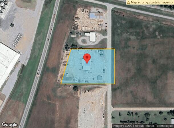  1110 N Industrial Blvd, Chickasha, OK Parcel Map