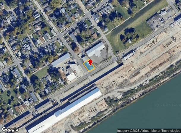  801 E Market St, Jeffersonville, IN Parcel Map