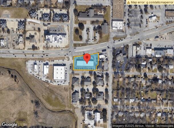  1111 W University Dr, Denton, TX Parcel Map