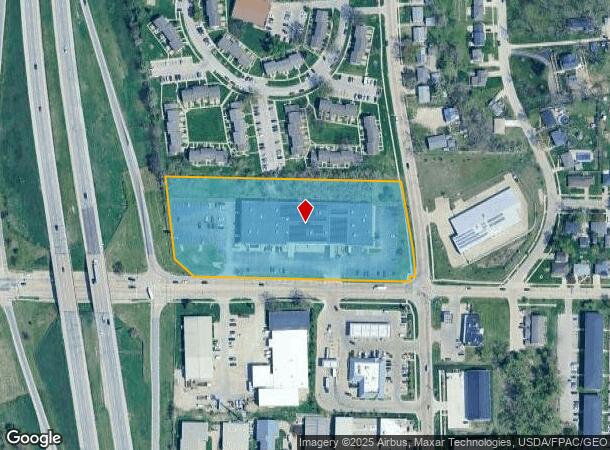 240 33Rd Ave Sw, Cedar Rapids, IA Parcel Map