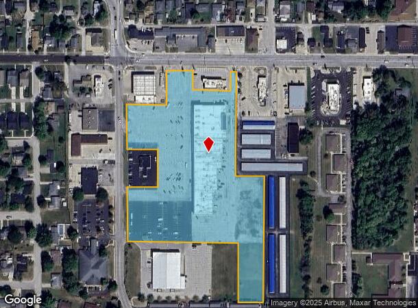 1407 E Wabash St, Frankfort, IN Parcel Map