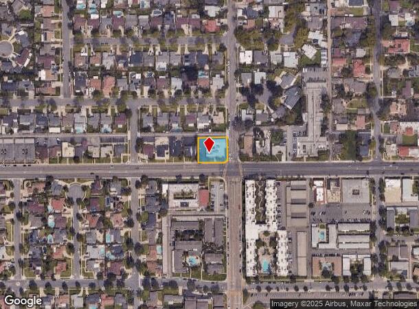  1661 E Chapman Ave, Fullerton, CA Parcel Map
