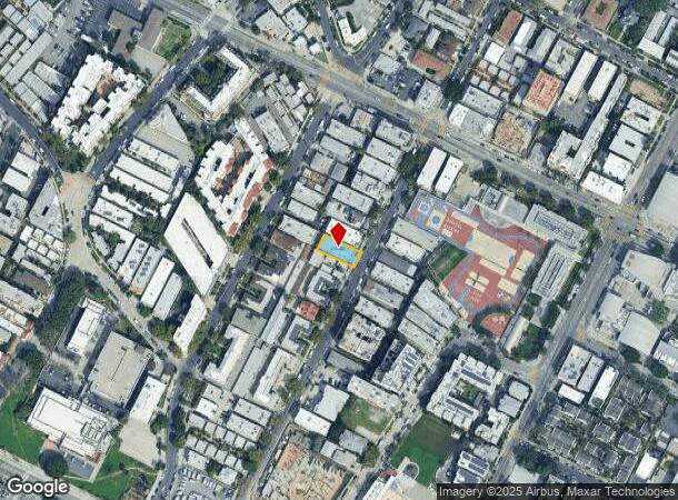  401 Witmer St, Los Angeles, CA Parcel Map