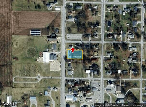 162 N Main St, Hoyleton, IL Parcel Map