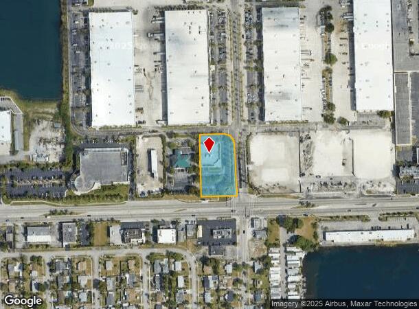 3201 W Hallandale Beach Blvd, Hollywood, FL Parcel Map