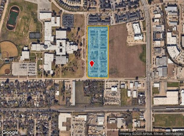 4700 Wimbleton Way, Dallas, TX Parcel Map