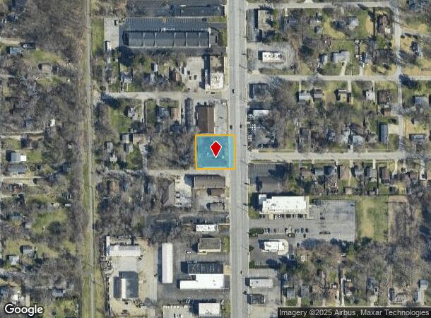  309 N Dixie Way, South Bend, IN Parcel Map