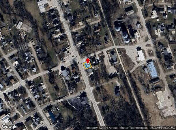  822 Franklin St, Center Point, IA Parcel Map