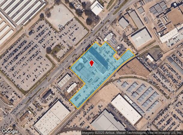 3300 W Mockingbird Ln, Dallas, TX Parcel Map