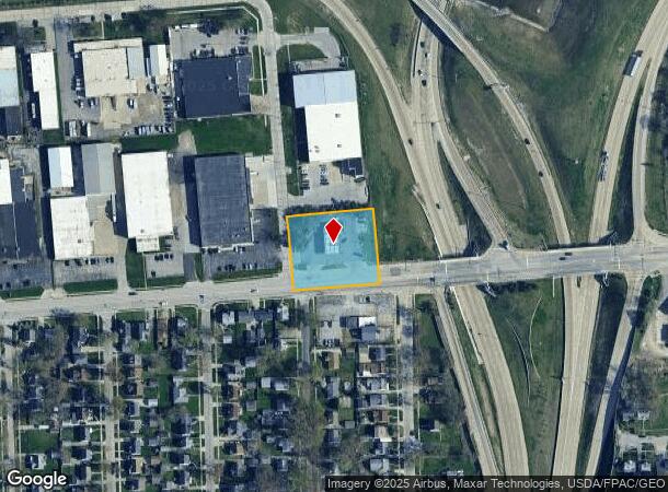 1407 E Manhattan Blvd, Toledo, OH Parcel Map