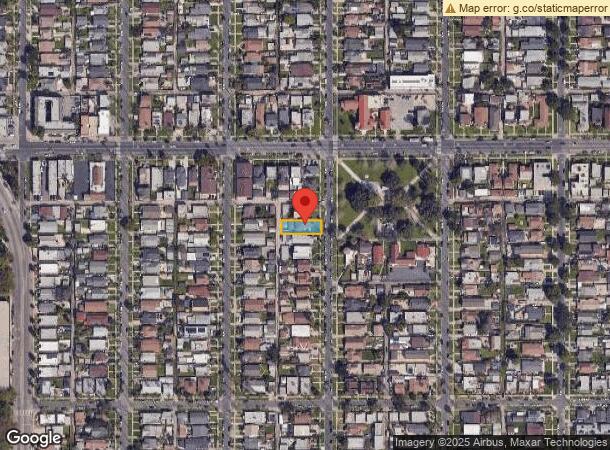  5421 S Gramercy Pl, Los Angeles, CA Parcel Map