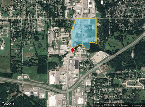  1501 S Muskogee Ave, Tahlequah, OK Parcel Map