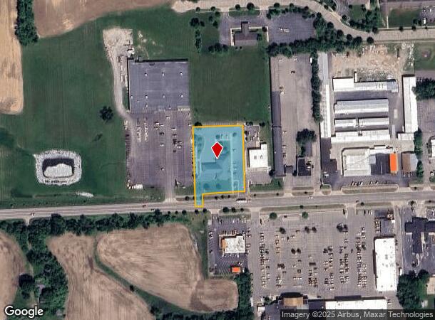  1449 W Chicago Blvd, Tecumseh, MI Parcel Map