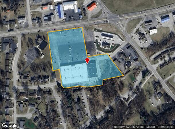 1335 Clifty Dr, Madison, IN Parcel Map