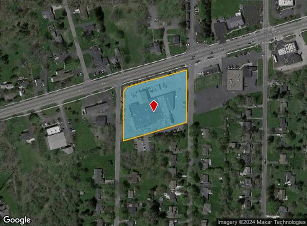  8845 Main St, Williamsville, NY Parcel Map