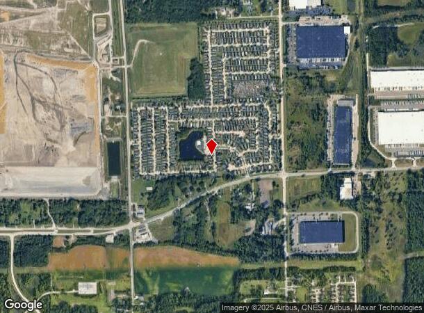 7040 Shawnee Dr, Romulus, MI Parcel Map