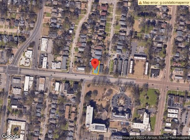  1772 Poplar Ave, Memphis, TN Parcel Map