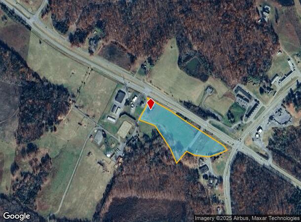 16842 W James Anderson Hwy, Buckingham, VA Parcel Map