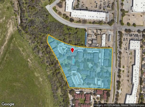  5500 S Hulen St, Fort Worth, TX Parcel Map