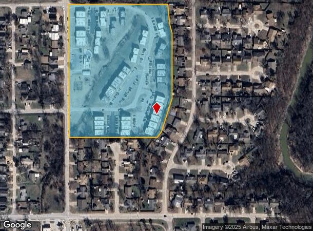  901 N Brown St, Sapulpa, OK Parcel Map