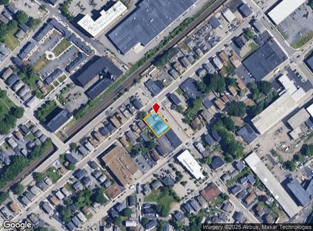  105 Canterbury St, Worcester, MA Parcel Map