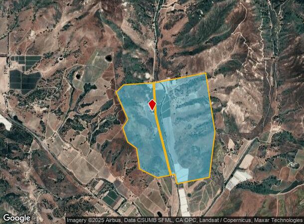 1551 Drum Canyon Rd, Lompoc, CA Parcel Map