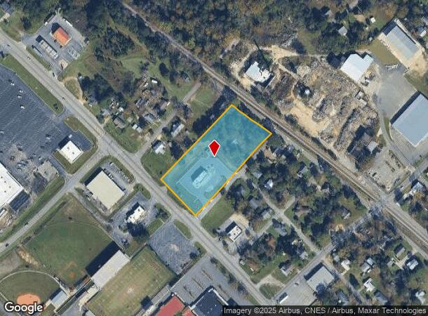 6110 Oak St, Eastman, GA Parcel Map