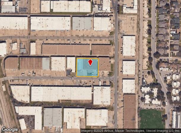 2939 Anode Ln, Dallas, TX Parcel Map
