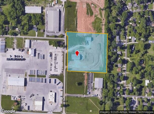  1836 N Barnes Ave, Springfield, MO Parcel Map