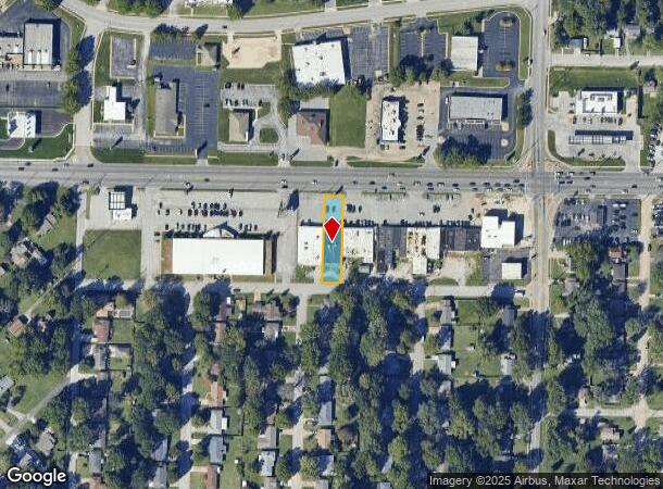  1406 W Sunshine St, Springfield, MO Parcel Map