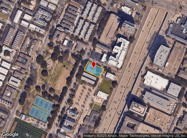 4054 Mckinney Ave, Dallas, TX Parcel Map