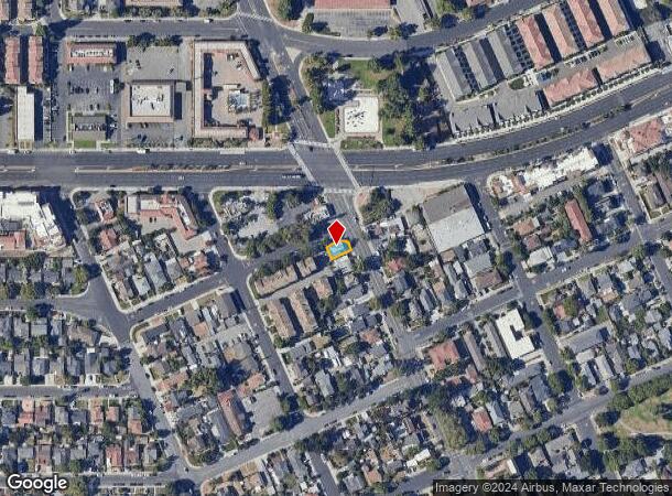  1490 Lincoln St, Santa Clara, CA Parcel Map