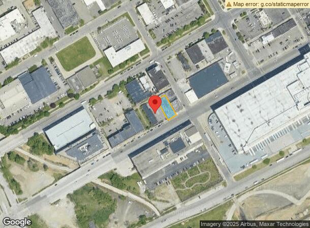  1616 W Fort St, Detroit, MI Parcel Map