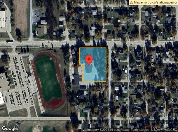  1617 Central Ave, Auburn, NE Parcel Map