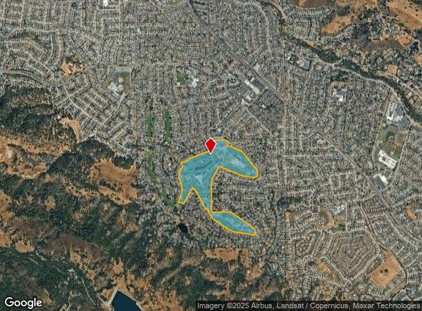  6663 Hampton Dr, San Jose, CA Parcel Map