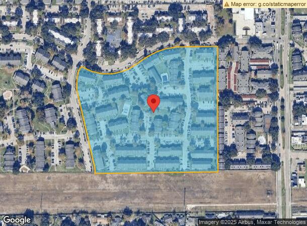  8701 Gustine Ln, Houston, TX Parcel Map