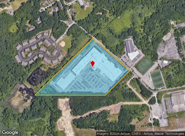  180 Hartwell Rd, Bedford, MA Parcel Map